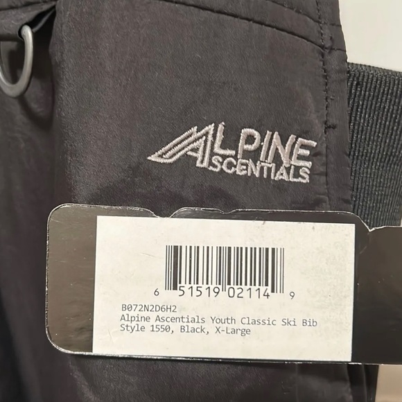 Alpine Ascentials Youth Classic Ski Bib - Picture 3 of 3